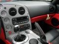 2008 Dodge Viper Black/Red Interior Controls Photo
