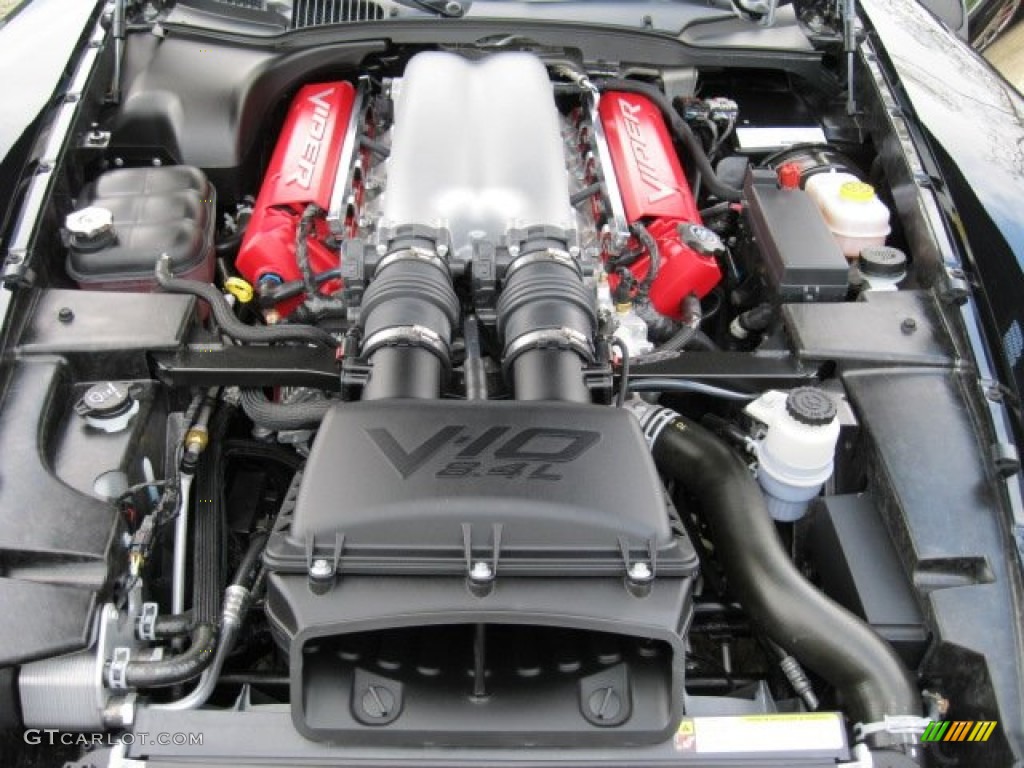 2008 Dodge Viper SRT-10 Coupe 8.4 Liter OHV 20-Valve VVT V10 Engine Photo #65263877