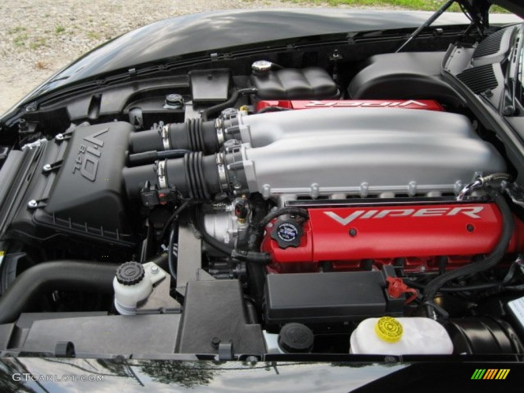 2008 Dodge Viper SRT-10 Coupe 8.4 Liter OHV 20-Valve VVT V10 Engine Photo #65263886