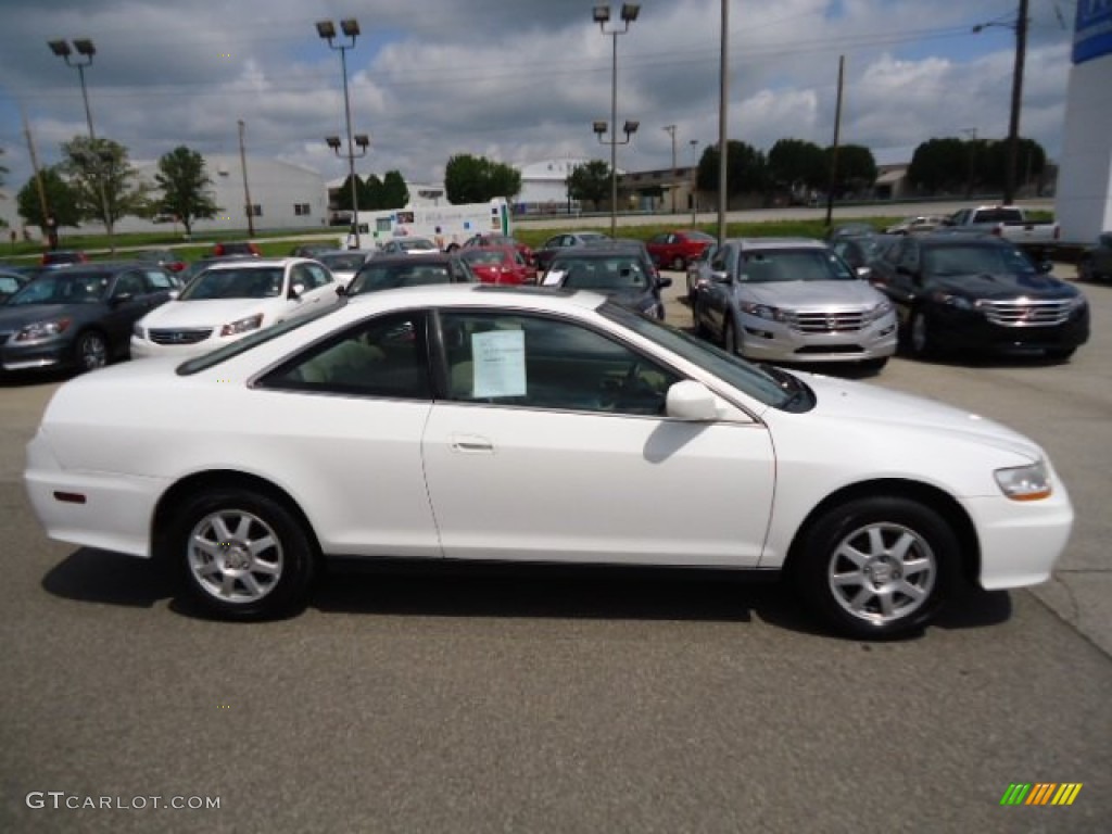 2002 Accord SE Coupe - Taffeta White / Ivory photo #6