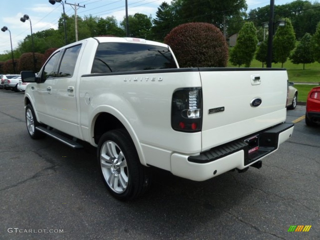 White Sand Tri-Coat 2008 Ford F150 Limited SuperCrew 4x4 Exterior Photo #65266028