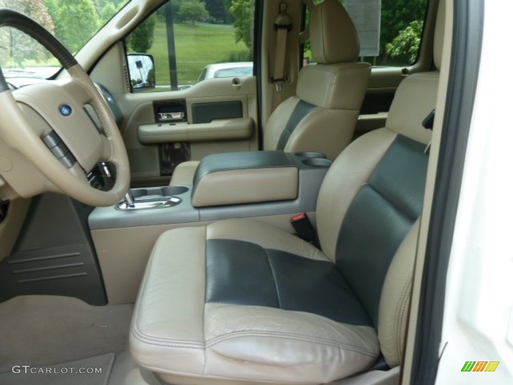 Tan Interior 2008 Ford F150 Limited SuperCrew 4x4 Photo #65266082