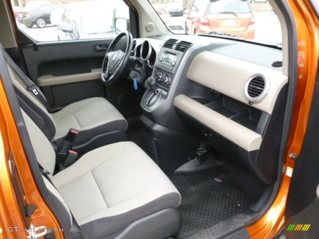 2008 Element EX AWD - Tangerine Orange Metallic / Gray/Black photo #9