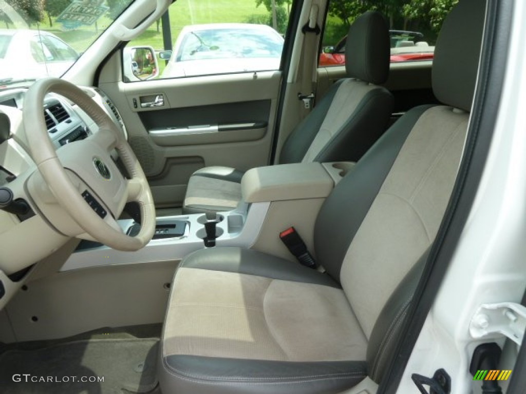 Stone/Greystone Interior 2011 Mercury Mariner Premier V6 AWD Photo #65266358