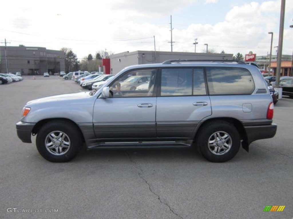 2001 LX 470 - Blue Vapor Metallic / Gray photo #4
