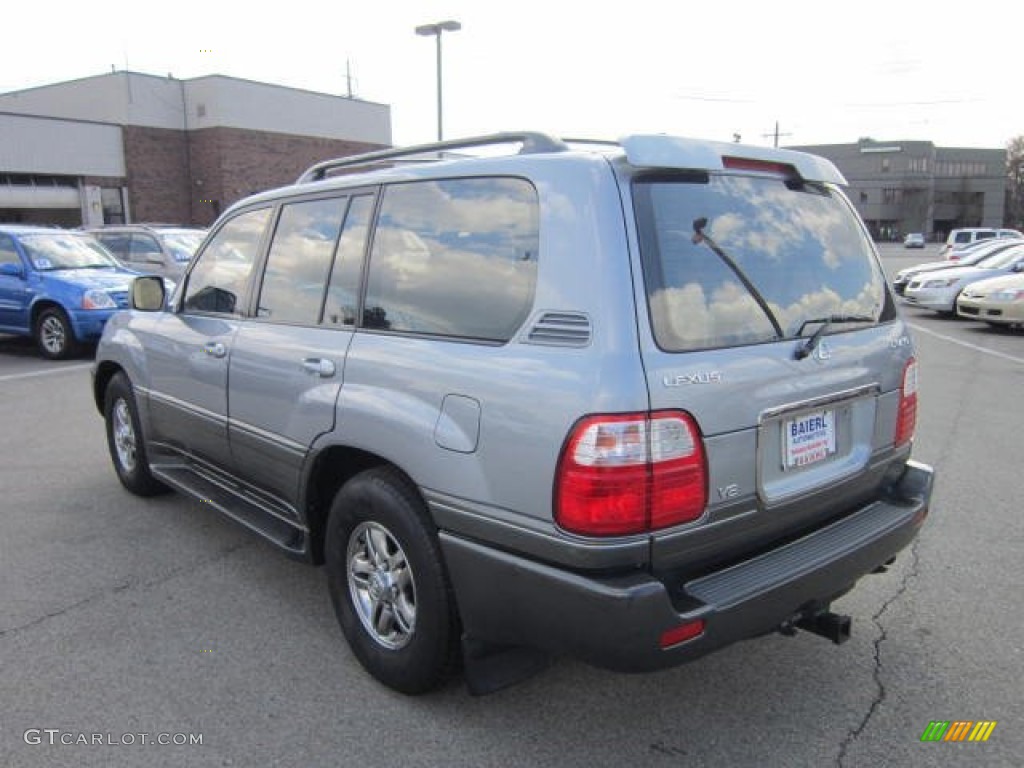 2001 LX 470 - Blue Vapor Metallic / Gray photo #5
