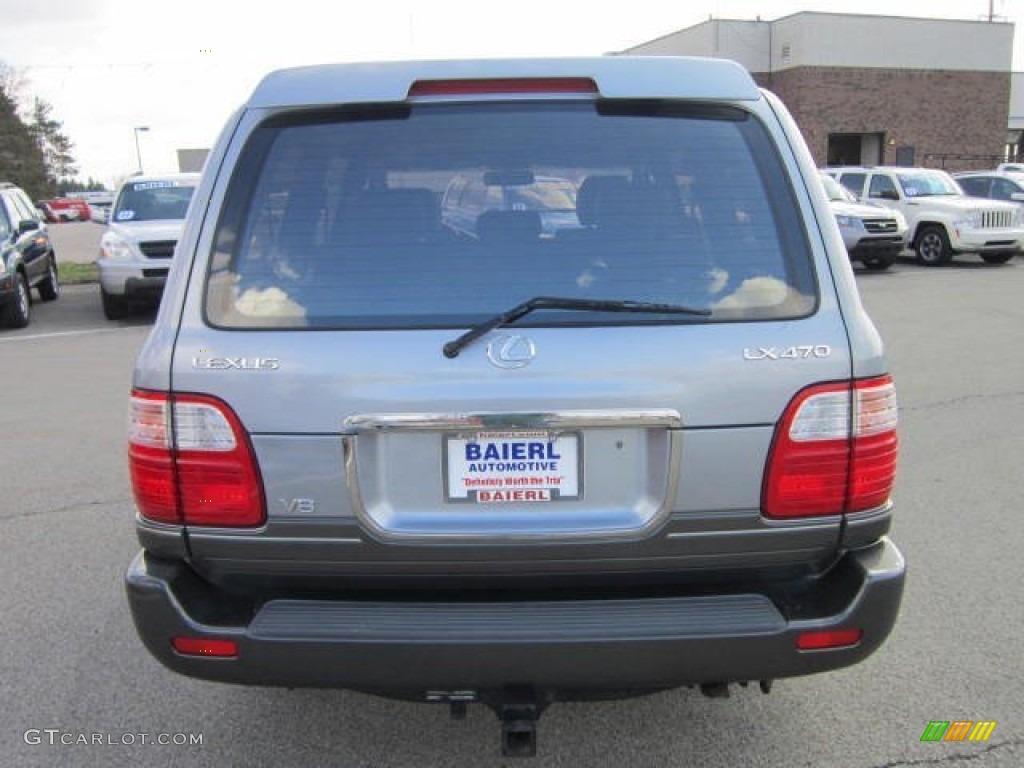 2001 LX 470 - Blue Vapor Metallic / Gray photo #6