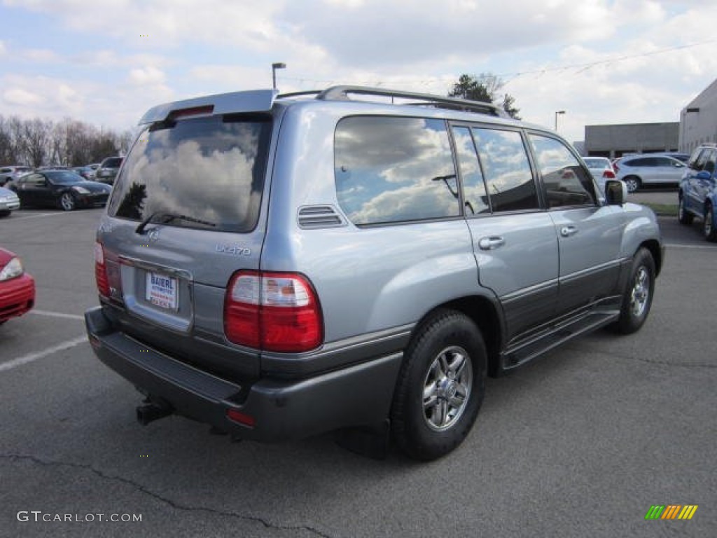 2001 LX 470 - Blue Vapor Metallic / Gray photo #7