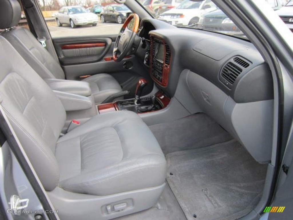 2001 LX 470 - Blue Vapor Metallic / Gray photo #10