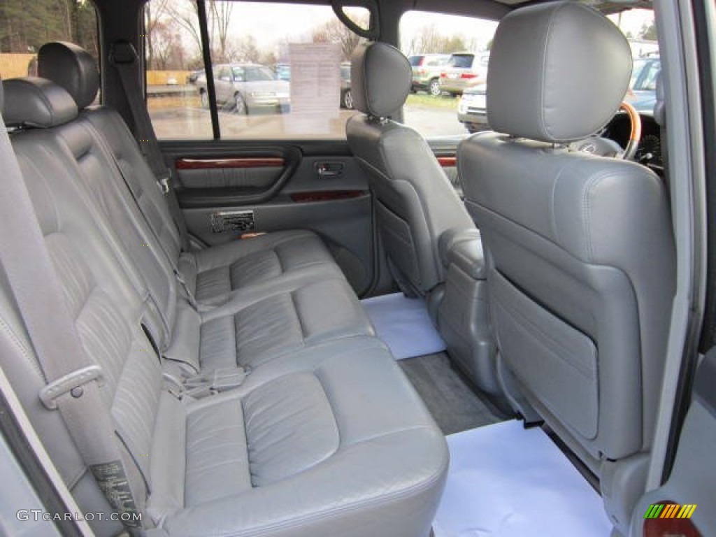 2001 LX 470 - Blue Vapor Metallic / Gray photo #12