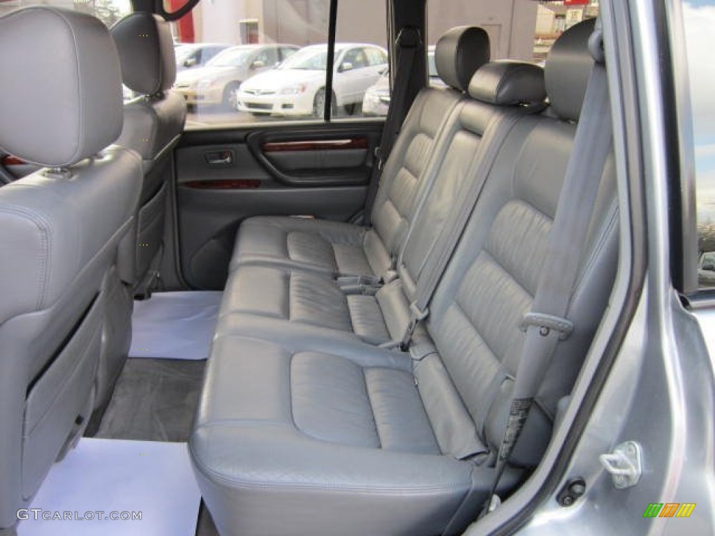2001 LX 470 - Blue Vapor Metallic / Gray photo #14