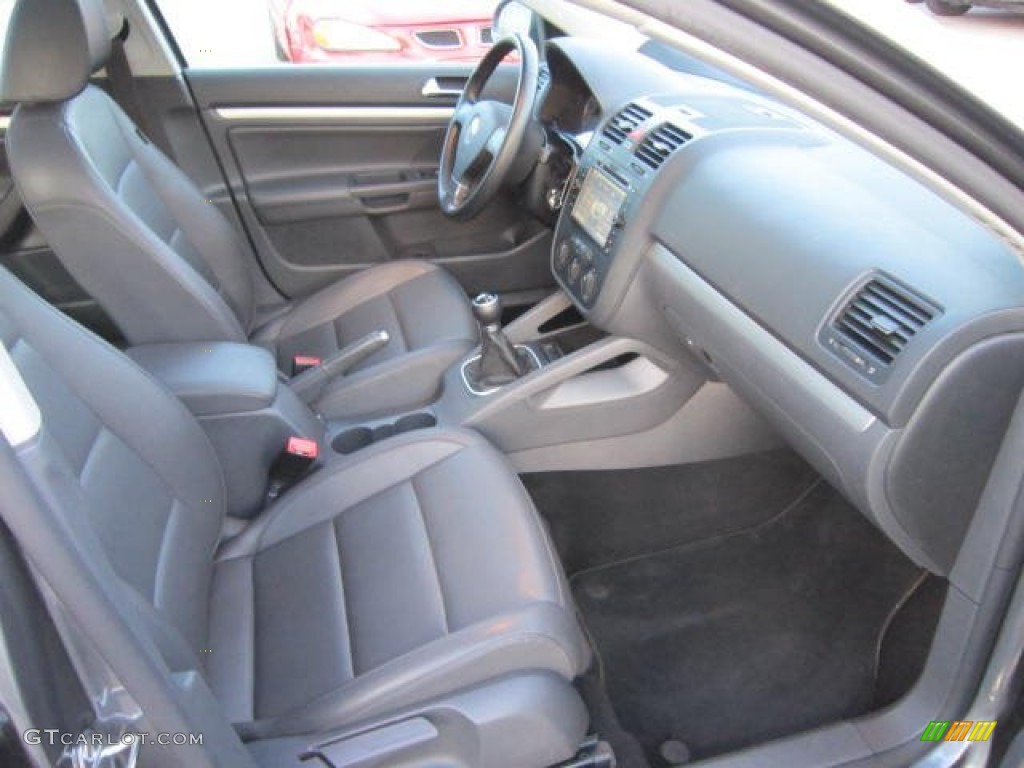 Anthracite Interior 2009 Volkswagen Jetta SE SportWagen Photo #65267021