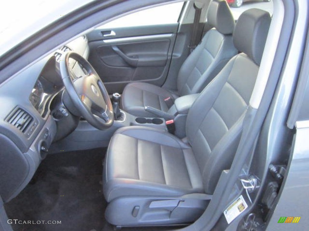 Anthracite Interior 2009 Volkswagen Jetta SE SportWagen Photo #65267071