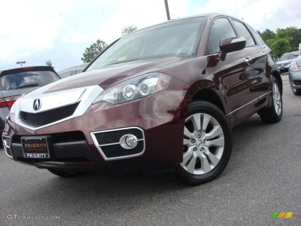 2010 RDX SH-AWD Technology - Basque Red Pearl / Taupe photo #1