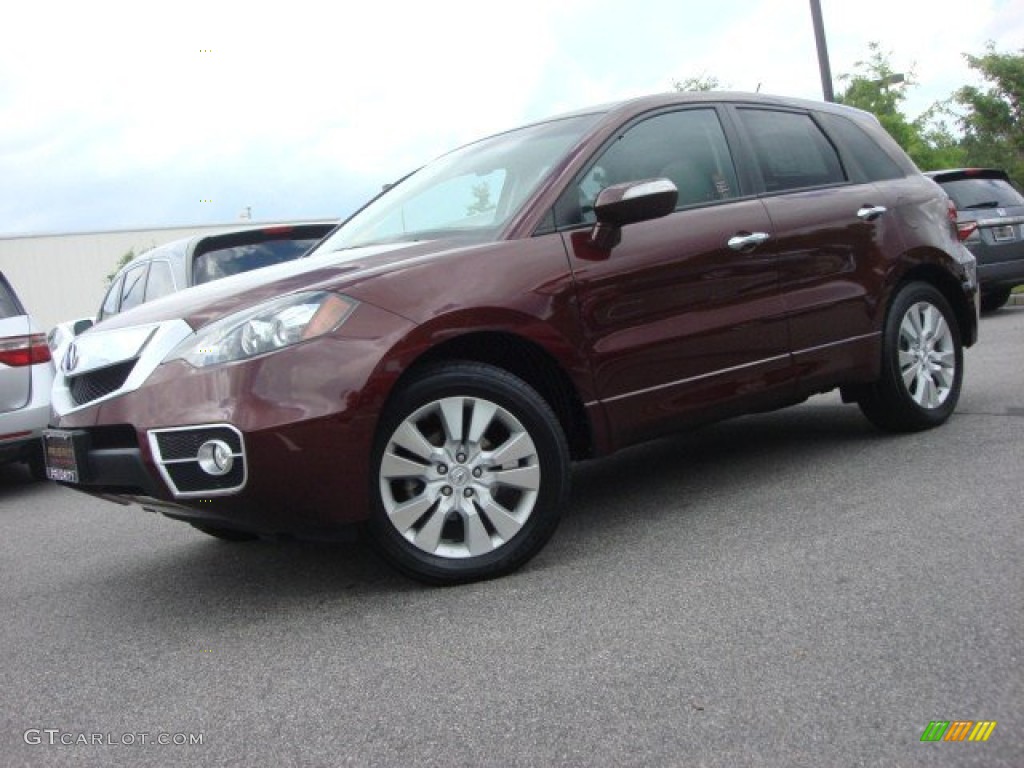 2010 RDX SH-AWD Technology - Basque Red Pearl / Taupe photo #2