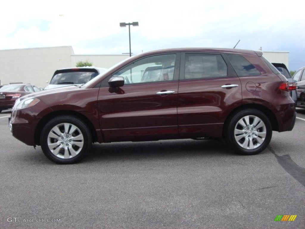 2010 RDX SH-AWD Technology - Basque Red Pearl / Taupe photo #3