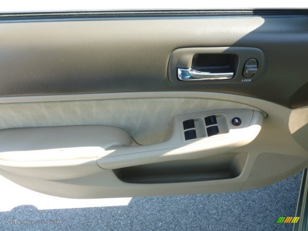 2003 Civic LX Sedan - Galapagos Green / Ivory photo #17