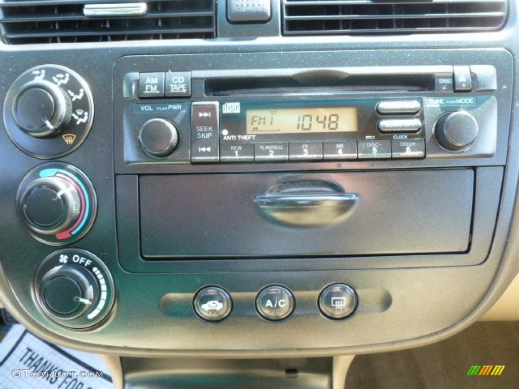 2003 Civic LX Sedan - Galapagos Green / Ivory photo #19