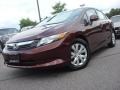 Crimson Pearl - Civic LX Sedan Photo No. 1