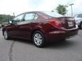 Crimson Pearl - Civic LX Sedan Photo No. 4