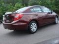Crimson Pearl - Civic LX Sedan Photo No. 5