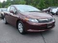 Crimson Pearl - Civic LX Sedan Photo No. 7
