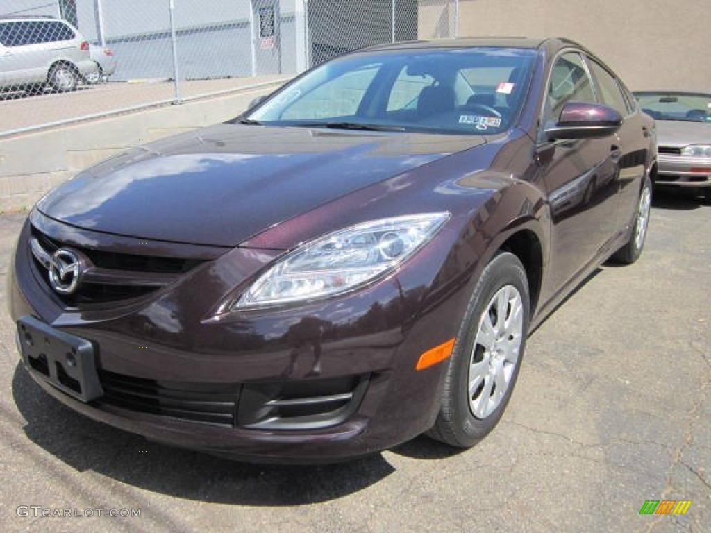 2010 MAZDA6 i Sport Sedan - Black Cherry Metallic / Black photo #3