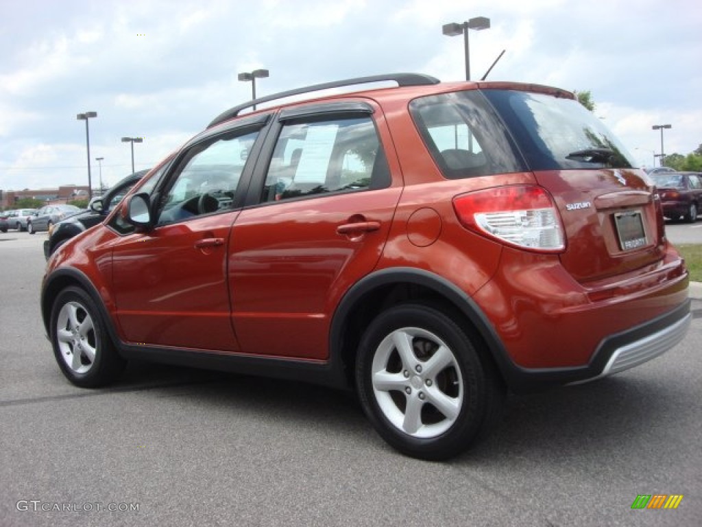 2009 SX4 Crossover Technology AWD - Sunlight Copper Metallic / Black photo #4