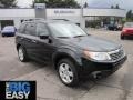 2009 Obsidian Black Pearl Subaru Forester 2.5 X Premium  photo #1