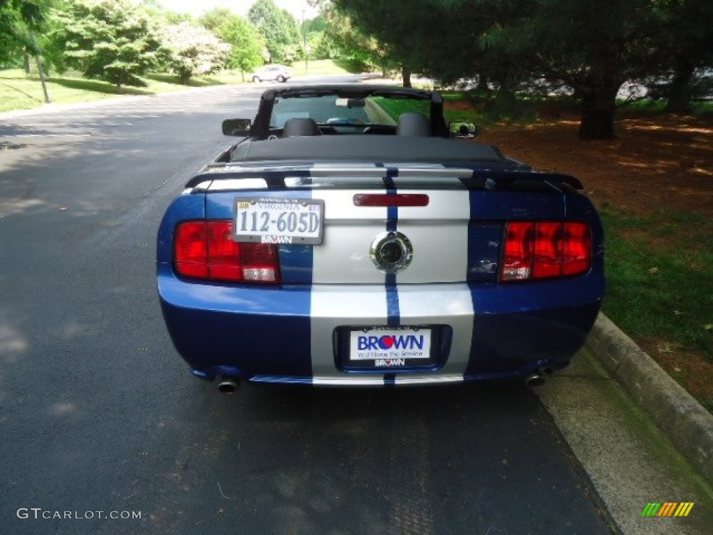 2008 Mustang GT Premium Convertible - Vista Blue Metallic / Dark Charcoal photo #6