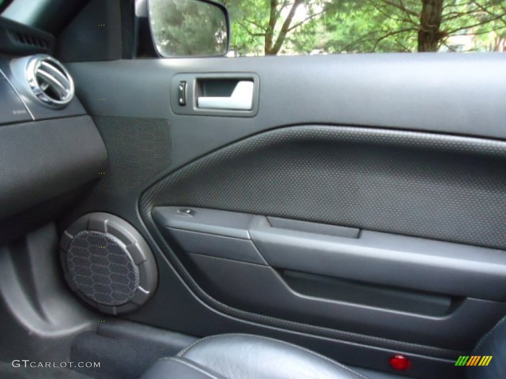 2008 Mustang GT Premium Convertible - Vista Blue Metallic / Dark Charcoal photo #22