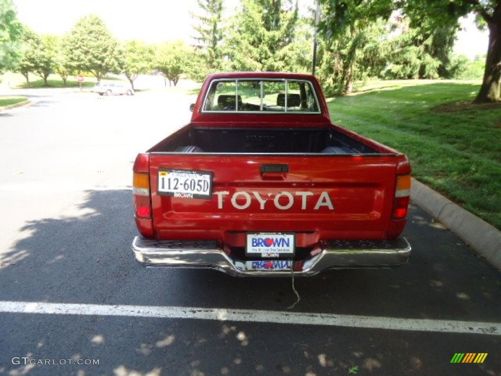 1992 Pickup Deluxe Extended Cab - Garnet Red Pearl / Gray photo #6