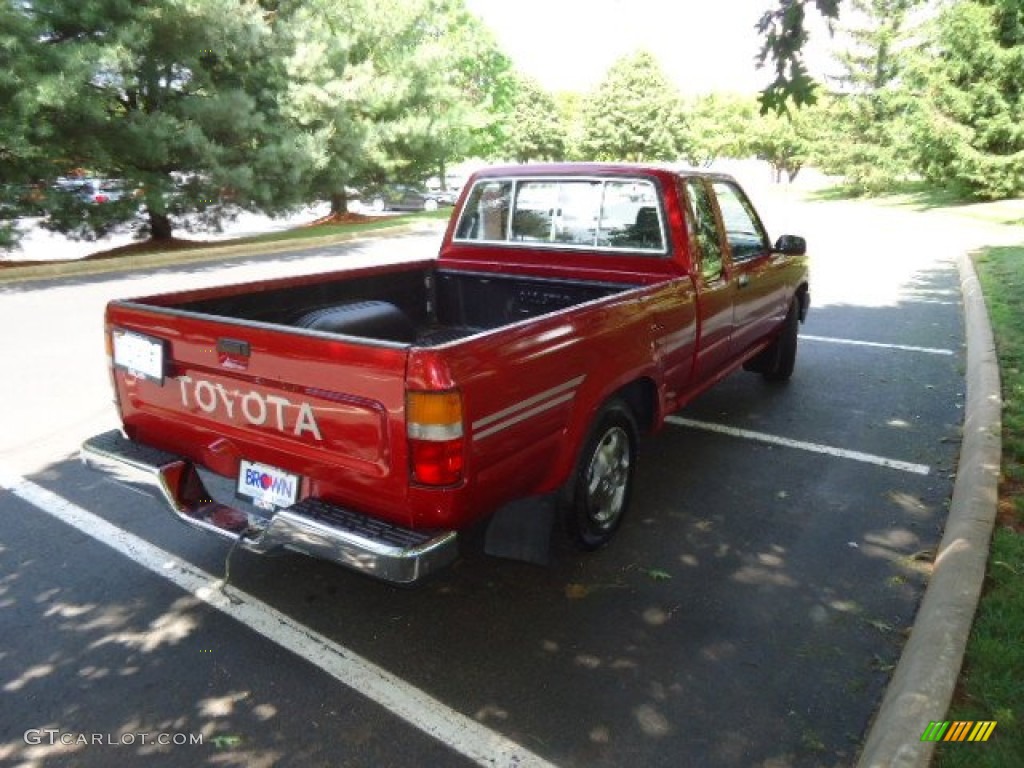 1992 Pickup Deluxe Extended Cab - Garnet Red Pearl / Gray photo #7