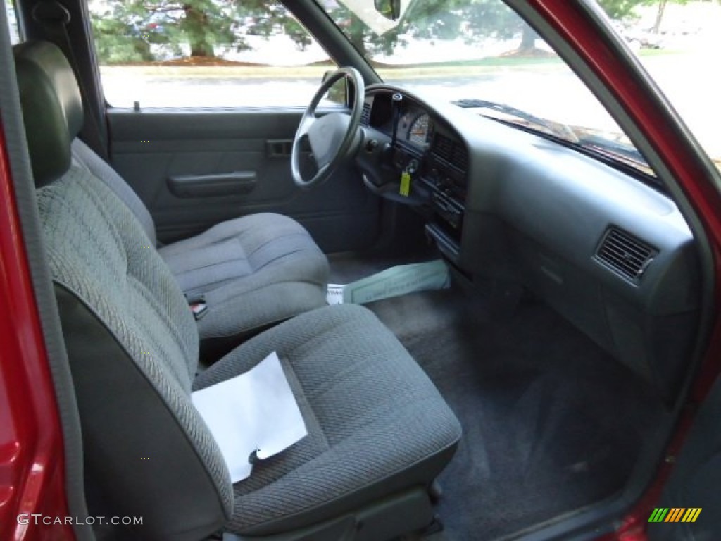 1992 Pickup Deluxe Extended Cab - Garnet Red Pearl / Gray photo #11
