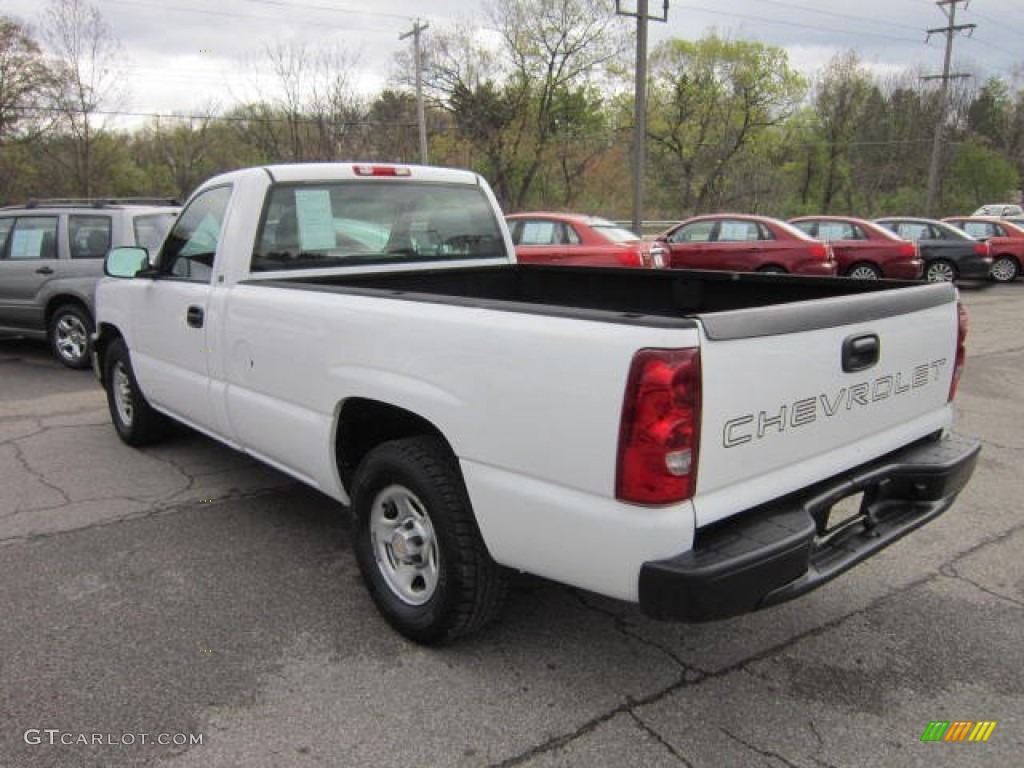 2003 Silverado 1500 Regular Cab - Summit White / Dark Charcoal photo #5