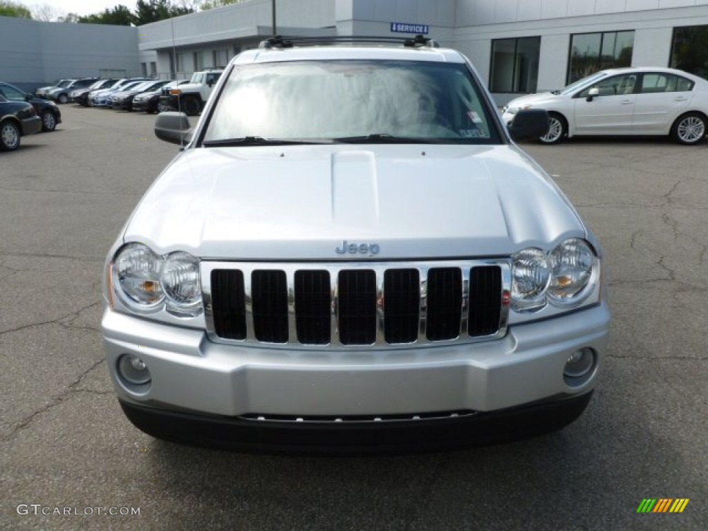 2006 Grand Cherokee Limited 4x4 - Bright Silver Metallic / Medium Slate Gray photo #2