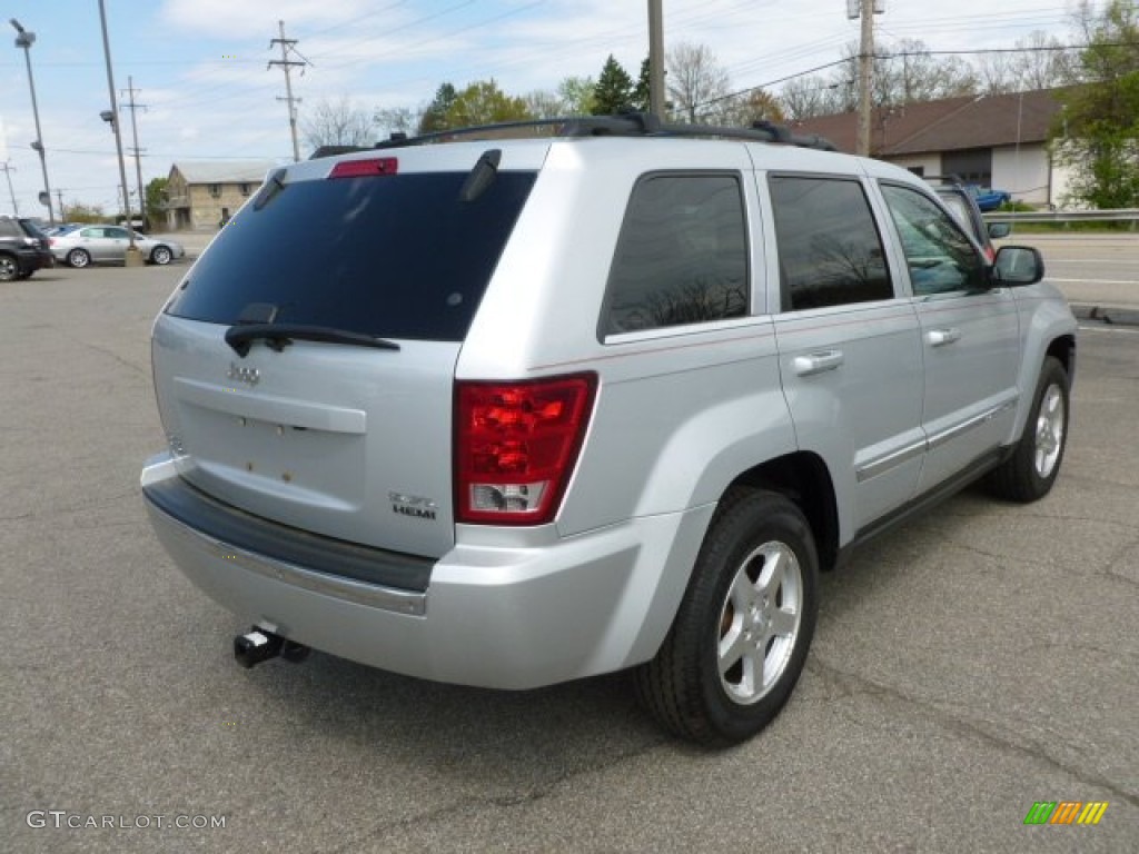 2006 Grand Cherokee Limited 4x4 - Bright Silver Metallic / Medium Slate Gray photo #7