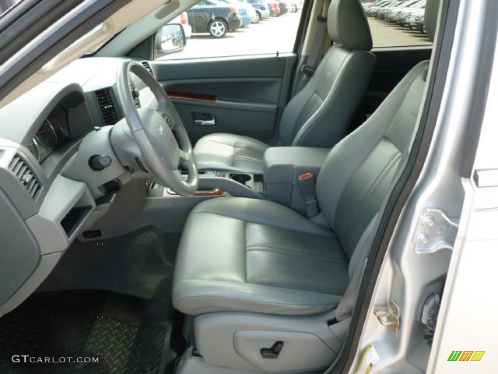 2006 Grand Cherokee Limited 4x4 - Bright Silver Metallic / Medium Slate Gray photo #16