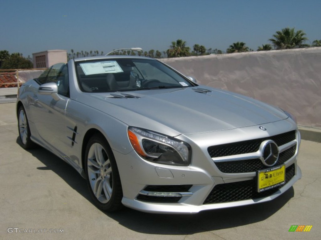 Iridium Silver Metallic 2013 Mercedes-Benz SL 550 Roadster Exterior Photo #65273213