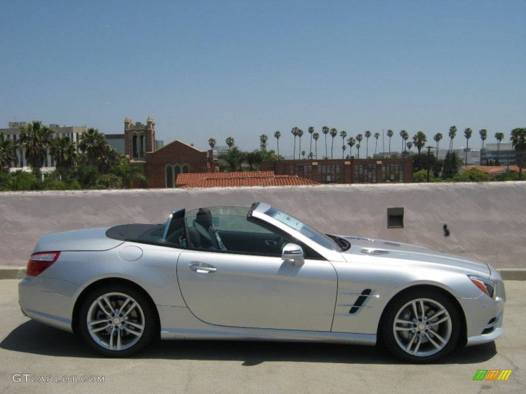 Iridium Silver Metallic 2013 Mercedes-Benz SL 550 Roadster Exterior Photo #65273231