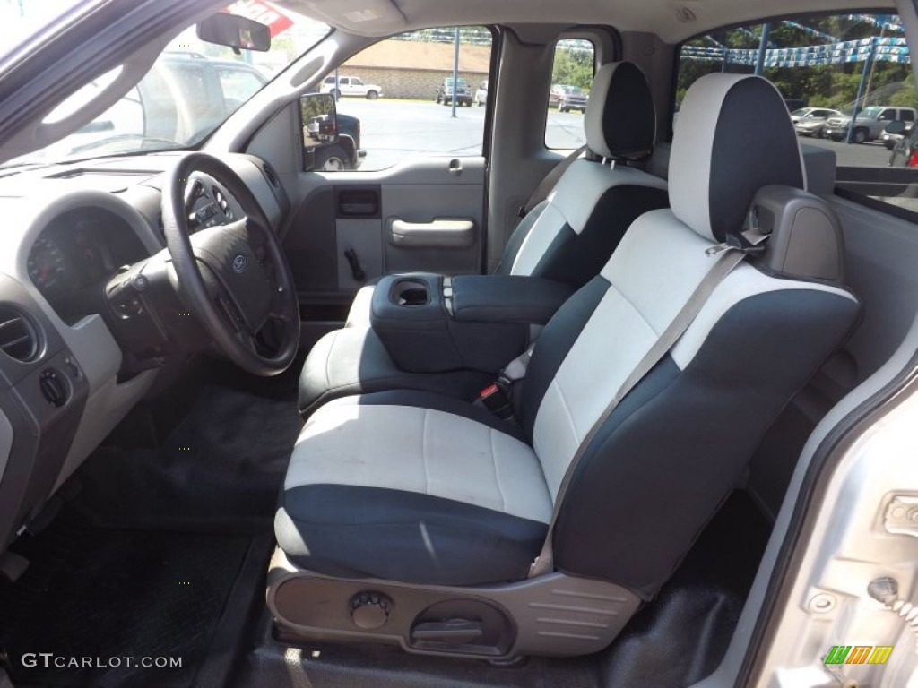 Medium Flint/Dark Flint Grey Interior 2005 Ford F150 STX Regular Cab Photo #65274410