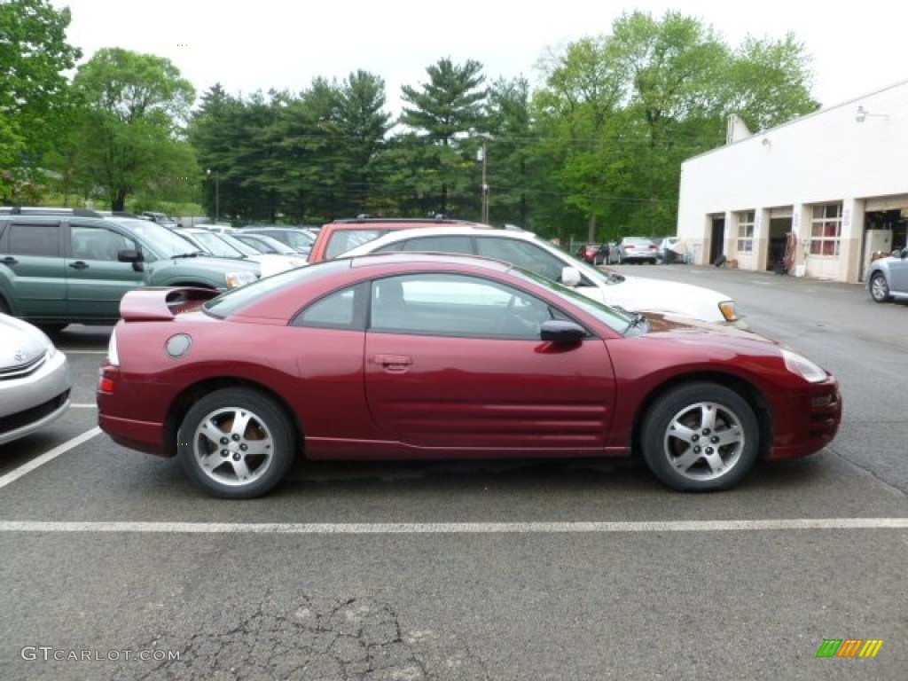 2005 Eclipse GS Coupe - Ultra Red Pearl / Midnight photo #1