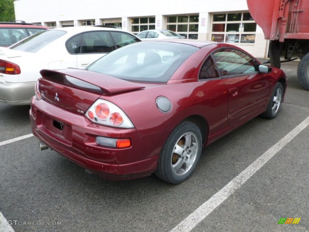 2005 Eclipse GS Coupe - Ultra Red Pearl / Midnight photo #2