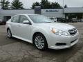 2010 Satin White Pearl Subaru Legacy 2.5i Limited Sedan  photo #1