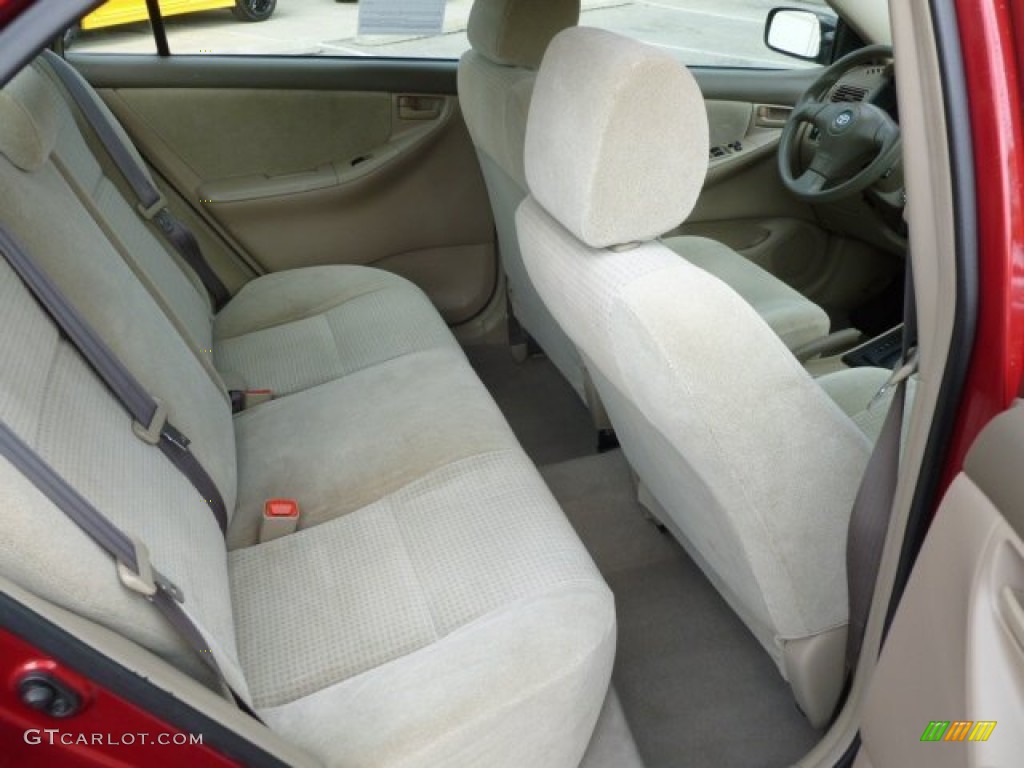 2008 Corolla CE - Barcelona Red / Beige photo #12