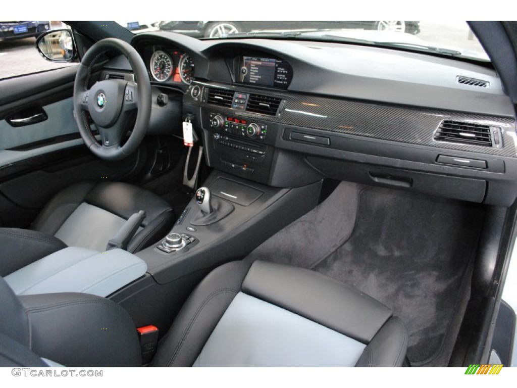 2012 BMW M3 Coupe Palladium Silver/Black/Black Dashboard Photo #65276414