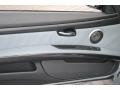 Palladium Silver/Black/Black 2012 BMW M3 Coupe Door Panel