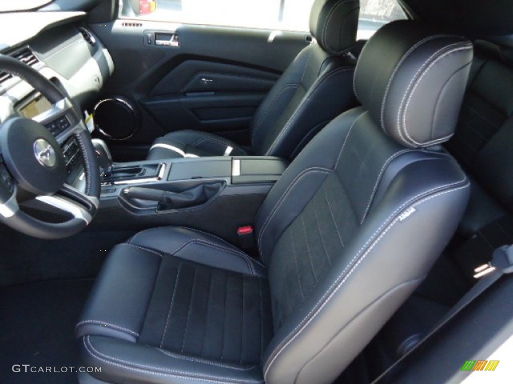 California Special Charcoal Black/Miko-suede Inserts Interior 2013 Ford Mustang GT/CS California Special Convertible Photo #65276699