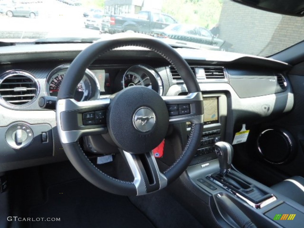 2013 Ford Mustang GT/CS California Special Convertible California Special Charcoal Black/Miko-suede Inserts Dashboard Photo #65276714