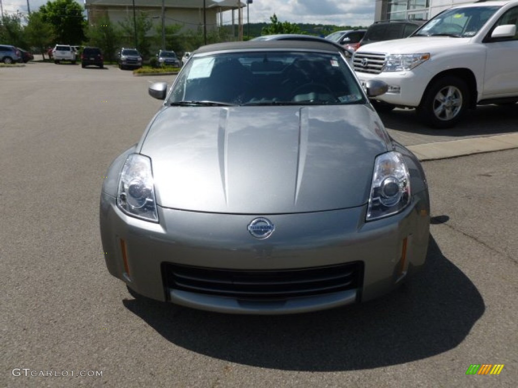2006 350Z Touring Roadster - Silverstone Metallic / Charcoal Leather photo #2